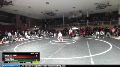 98 lbs 1st Place Match - Zach Teal, Lakeland High School vs Maddox Taft, Mt. Spokane