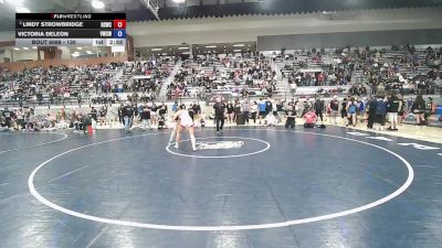 130 lbs Quarters - Lindy Strowbridge, Reality Sports Wrestling Club vs Victoria DeLeon, Victory Wrestling-Central WA