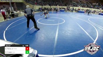 170 lbs Quarterfinal - Sean Perez Jr, Firebird Elite vs Roman Fraser, High Ground Wrestling