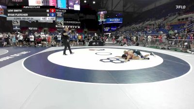 126 lbs Cons. Rd Of 64 - Levi Smith, OK vs Ryan Fletcher, IA
