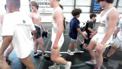 95 lbs Rr Rnd 2 - Eli Kincaide, Indiana Outlaws Silver vs Gregory Parani, Shore Thing Sand
