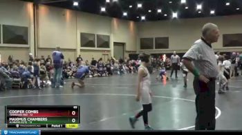65 lbs Finals (2 Team) - Cooper Combs, Tennessee Red vs Maximus Chambers, Alabama Elite