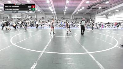 132 lbs Rr Rnd 3 - Tristan Bradley, CentralMD Grey vs Cullen Crowley, Indiana Outlaws Yellow