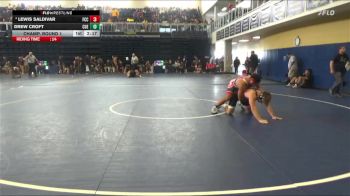 184 lbs Champ. Round 1 - Drew Croft, Cuesta College vs Lewis Saldivar, Fresno City College