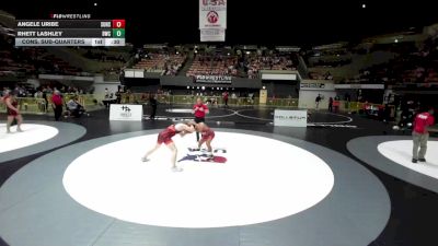 74 lbs Cons. Sub-quarters - Rhett Lashley, Brigade Wrestling Club vs Angele Uribe, Sutter Union High School Wrestling