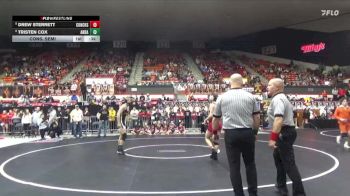 144 lbs Cons. Semi - Drew Sterrett, Concordia Hs vs Tristen Cox, Andale