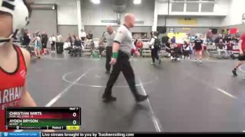 72 lbs Round 1 (6 Team) - Ayden Bryson, NCWAY vs Christian Wirts, MJWL All Stars