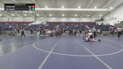 157 lbs Cons. Sub-semis - Ry Talbot, Empire Battle School vs Ryan Lunt, Sanderson Wrestling Academy
