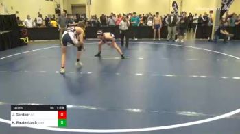 140 lbs Quarterfinal - Joseph Gardner, Mt. Pleasant vs Kyran Rautenbach, North Allegheny