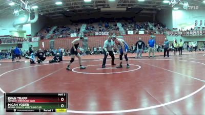 175 lbs Champ. Round 1 - Evan Trapp, Artesian Wrestling Club vs Micah Yoder, DeKalb County Wrestling Club