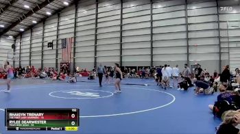 152 lbs Quarters - Rhaigyn Trenary, The Fort Lady Hammers vs Rylee Dearwester, Team Ohio Gold