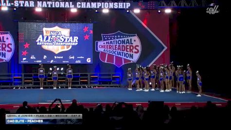 CAO Elite - Peaches [2026 L4 Junior - Flex - D2 - Medium Day 2] 2026 NCA All-Star National Championship