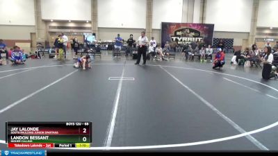 68 lbs Round 2 - Landon Bessant, Higher Calling vs Jay Lalonde, South Paulding Junior Spartans