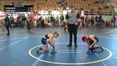 53 lbs Cons. Round 2 - Ryder Getz, Bloom Carroll vs Crew Geuy, Sidney Youth Wrestling Club