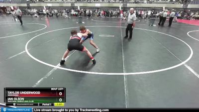 112 lbs Semifinal - Ian Olson, Waconia Wrestling Club vs Taylor Underwood, Wisconsin