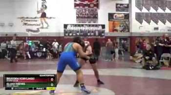 220 lbs Quarterfinal - Brayden Kobylinski, Desert Ridge vs Elijah Nieves, Green Valley