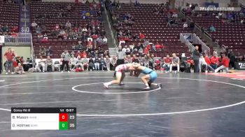 170 lbs Consolation - Brant Mason, Hamburg Area Hs vs Domnic Holmes, Burrell Hs