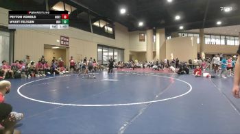 120 lbs Round 5 (6 Team) - Peyton Vowels, North DeSoto Blue vs Wyatt Feltgen, Tallahassee War Noles