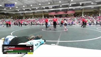 58 lbs Semifinal - Jhett Stucky, Maize WC vs Jack White, WTC