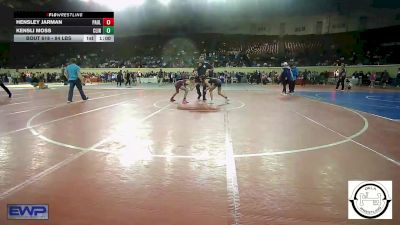 84 lbs Consolation - Hensley Jarman, Pauls Valley Panther Pinners vs Kensli Moss, Clinton, Ok