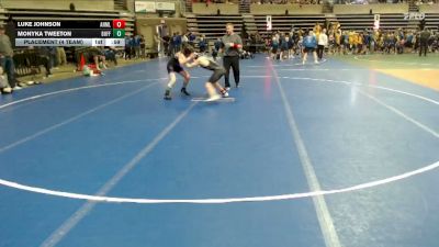 115 lbs Placement (4 Team) - Monyka Tweeton, Buffalo vs Luke Johnson, ANML