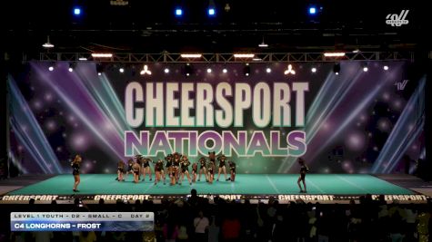 C4 Longhorns - Frost [2026 L1 Youth - D2 - Small - C Day 2] 2026 CHEERSPORT National All Star Cheerleading Championship