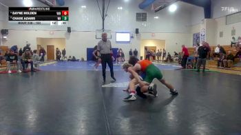 150 lbs 3rd Place Match - Dayne Holden, Vancleave High School vs Chase Adams, West Harrison High School