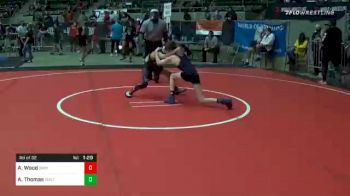 83 lbs Prelims - Austin Wood, Smwc Wolfpack vs Aydan Thomas, Southlake Wc