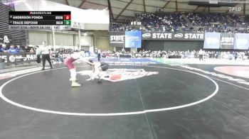 Boys 3A 165 lbs Cons. Round 4 - Anderson Fonda, White River vs Trace Defoor, Inglemoor