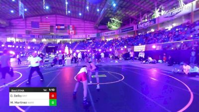 120 lbs Round Of 64 - Donald Selby, Grit Wrestling Club vs Micah Martinez, Warrior Wrestling Club