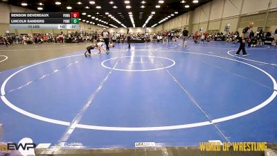 70 lbs Quarterfinal - Benson Devereaux, POWA 9U vs Lincoln Sanders, Powerhouse Elite 9U