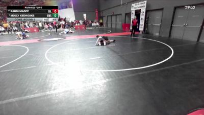 105 lbs Cons. Round 5 - Randi Magee, Baldwin-Woodville vs Molly Kedroske, Kewaskum Indians Wrestling Club