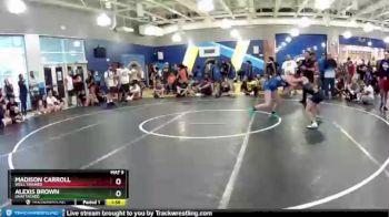 103 lbs Round 1 - Alexis Brown, Unattached vs Madison Carroll, Well Trained