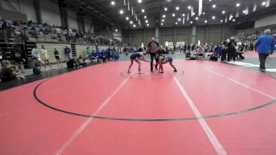 125A Champ. Round 1 - Khloe Haneborg, North Platte Girls vs Maleah Eichelberger, Francis Howell Central