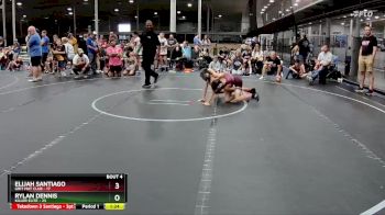 84 lbs Placement (4 Team) - Rylan Dennis, Killer Elite vs Elijah Santiago, Grit Mat Club