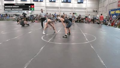 132 lbs Round 5 (6 Team) - Markel Hackwelder, Youngstown Elite vs Bronson Begley, Dayton Bandits