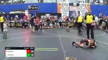 40 lbs Finals (8 Team) - Weston Olvera, No Escape Wrestling Academy vs Leonidas Cortese, Team Gotcha