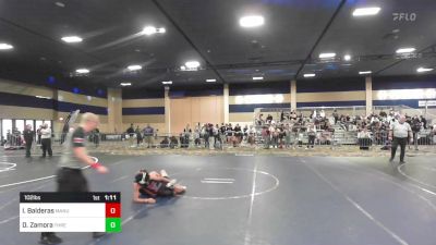 102 lbs Round Of 32 - Isaiah Balderas, Manu WC vs Daniel Zamora, Threshold WC