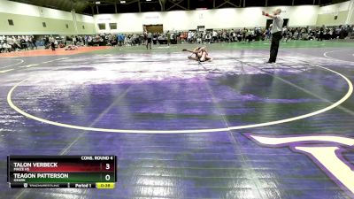 138 lbs Cons. Round 4 - Talon Verbeck, Maize HS vs Teagon Patterson, Ozark