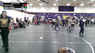 50 lbs 1st Place Match - Finnley Conroy, Mighty Warriors Wrestling Acad vs Colton Corey, Carolina Reapers