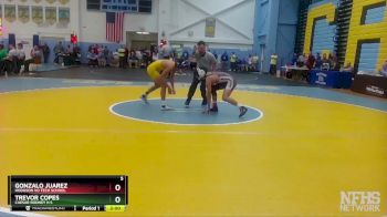 126 lbs Champ. Round 1 - Gonzalo Juarez, Hodgson Vo Tech School vs Trevor Copes, Caesar Rodney H S
