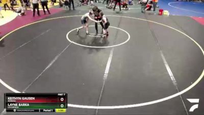 90 lbs Quarterfinal - Layne Barka, Litchfield vs Keithyn Gausen, Roseau