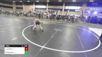 126 lbs Consi Of 64 #1 - Jeffery Conklin, Salem Elite/Cottage Grove vs Ben Powning, Gold Rush Wr Ac