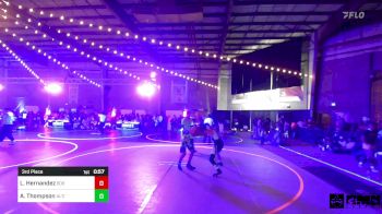 98 lbs 3rd Place - Lionel Hernandez, 806 Takedown Wreslting vs Abram Thompson, Altitude Wrestling Club