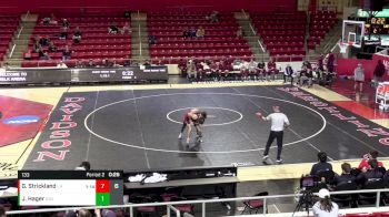 133 lbs Finals (2 Team) - John Hager, Davidson vs Gable Strickland, Lock Haven
