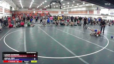 126 lbs Quarterfinal - Logan Svoboda, Nebraska Wrestling Training Center vs Kepha Orsi, MWC Wrestling Academy