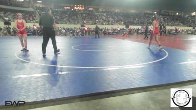 118 lbs Round Of 64 - Lilly Rushing, Davis Wolves vs Sydney Coffey, Mustang Middle School