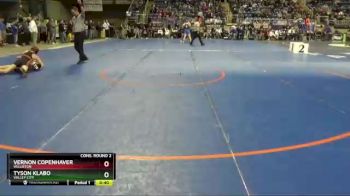 106 lbs Cons. Round 2 - Tyson Klabo, Valley City vs Vernon Copenhaver, Williston