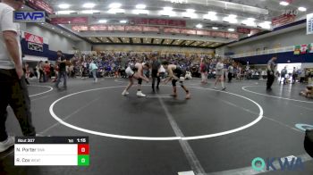 132 lbs Quarterfinal - Noah Porter, Shelton Wrestling Academy vs Ralfie Cox, Weatherford Youth Wrestling