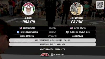 Johnathan Pavon vs Surush Ubaydi 2024 ADCC Dallas Open at the USA Fit Games